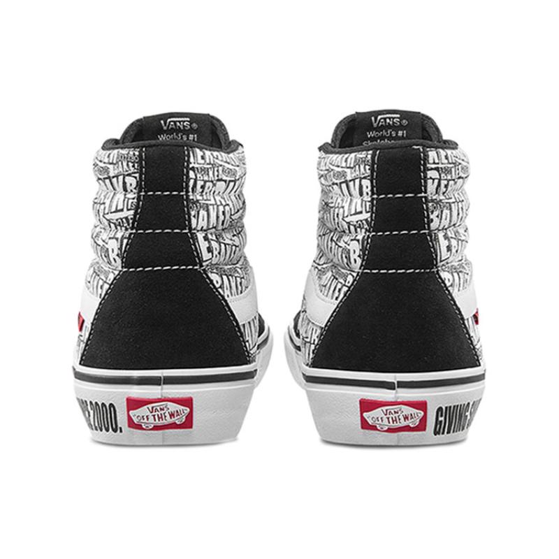 Vans Vans Baker SK8 Hi Pro 'Черный Белый' VN0A45JDV0B