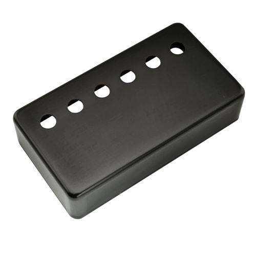 Musiclily Pro 10mm Pitch Nickel Silver Alloy Humbucker Pickup Covers for Imported Electric Guitars, Black