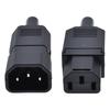 2 шт.inline-адаптеры питания с 3 контактами 10А 250В IEC320 C13 (розетка) с заземляющими контактами