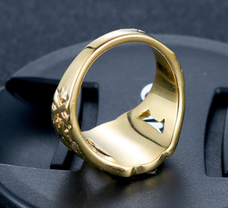 Модное креативное кольцо с орлом, индивидуальное гладкое мужское кольцо в стиле ретро