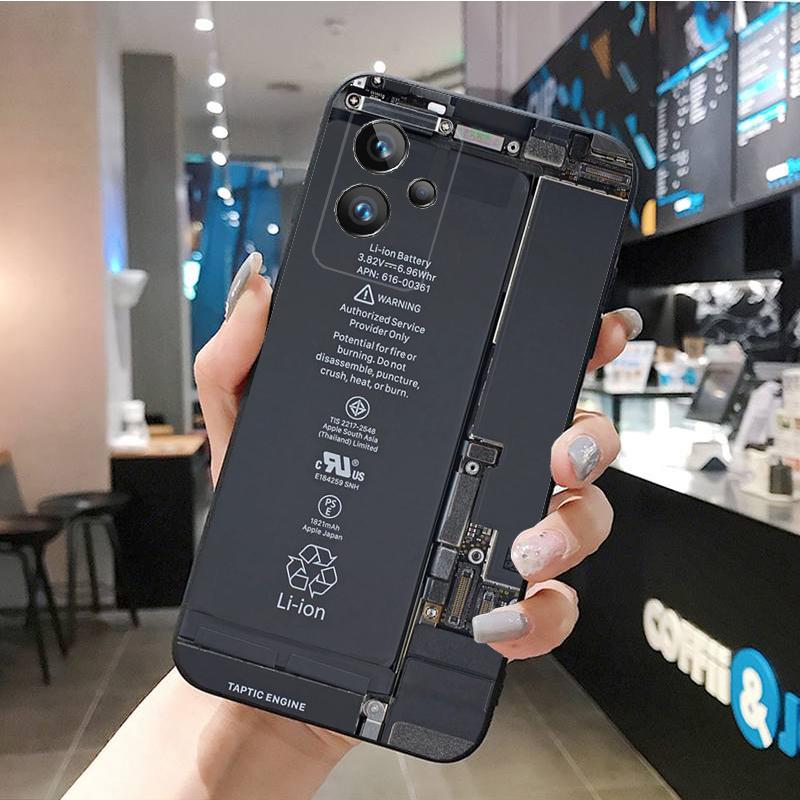 Чехол для телефона Realme GT 2 Pro X2 Pro XT C25S 9 8 7 6 Pro GT Master C3 C21 C21Y C11 C35 C31 X3 SuperZoom, монтажная плата батареи