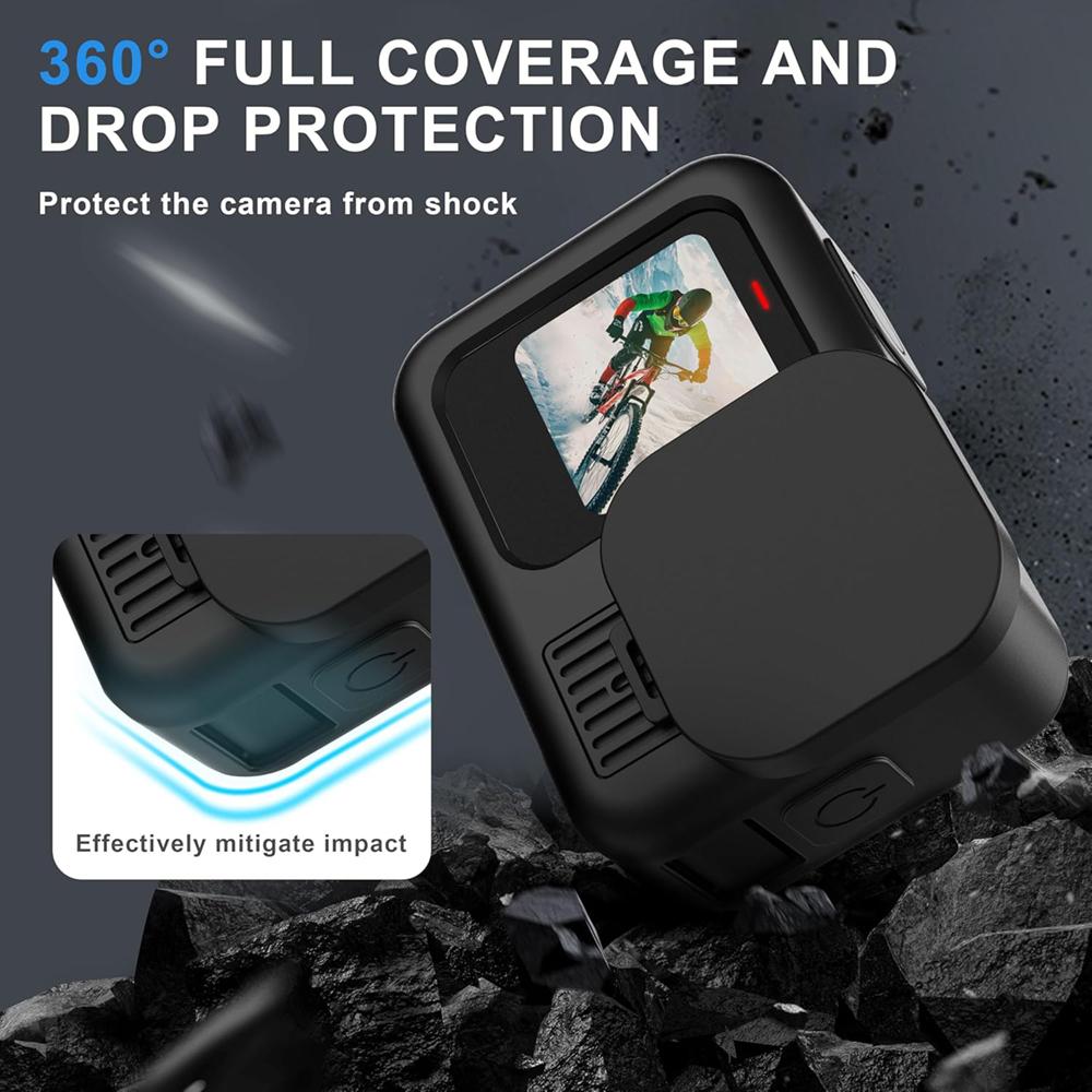 Защитная пленка для экрана GoPro Hero 13, силиконовый чехол, защита из закаленного стекла, сумка, крышка для объектива для Go Pro Hero 13 Black, аксессуары