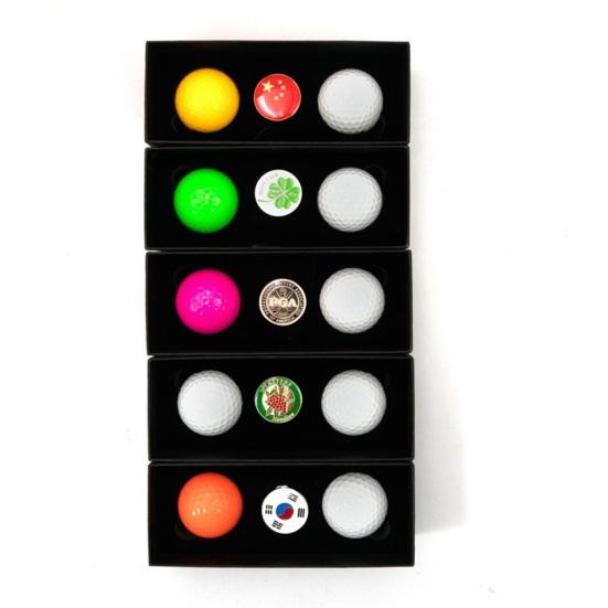 3Pcs/Set Personalized Golf Ball Gift Set with Armband Compact Portable Complete Golf Balls Gift Box Kit