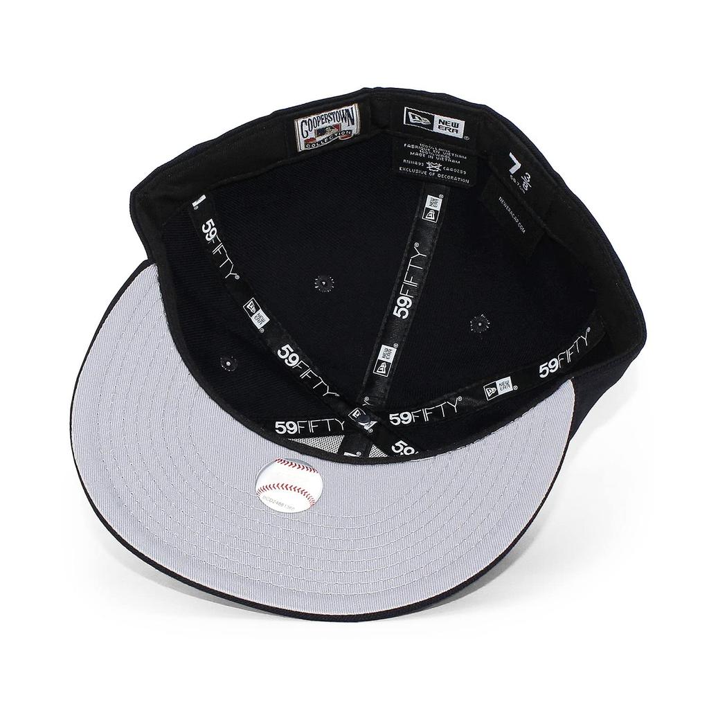 [New Era] 59FIFTY Boston Red Sox [MLB 1946 COOPERSTOWN FITTED CAP] BOSTON RED SOX 5950 Hat Navy (7-58 (approx. 60.6 Cm)) [Used]