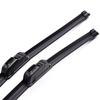 For Dacia Renault Duster MK1  2014-2017 Car Windshield Wiper U-type Soft Rubber Frameless Bracketless Car Wipers 20"+20"