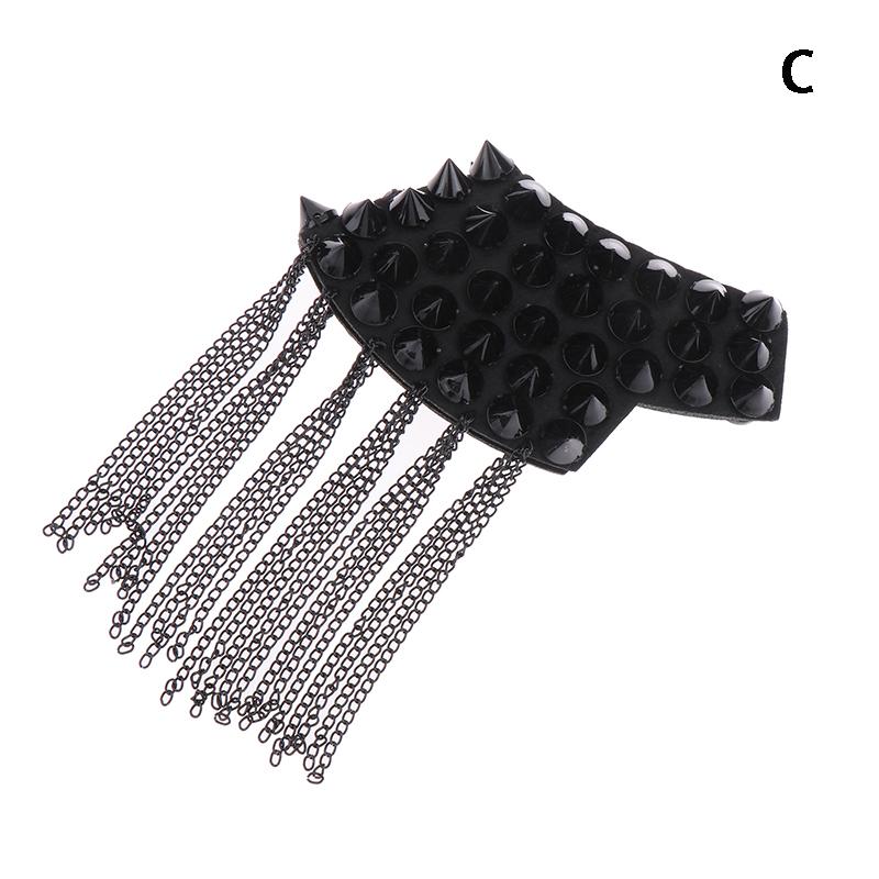 1 шт. модные погоны на плечи винтажные шипы заклепки кисточки погоны значки броши для женщин мужчин одежда аксессуары