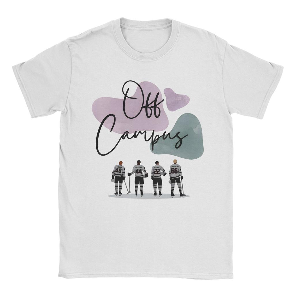Unisex Unisexs Off Campus T Shirt Pure Cotton Clothing Novelty Short Sleeve Crewneck Tee Shirt Plus Size Tshirt
