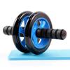 Abdominal Double Wheel Roller Muscle Exercise Equipment Workout Fitness Wheel with Knee Pad Ab Roller Gym Roller Trainer