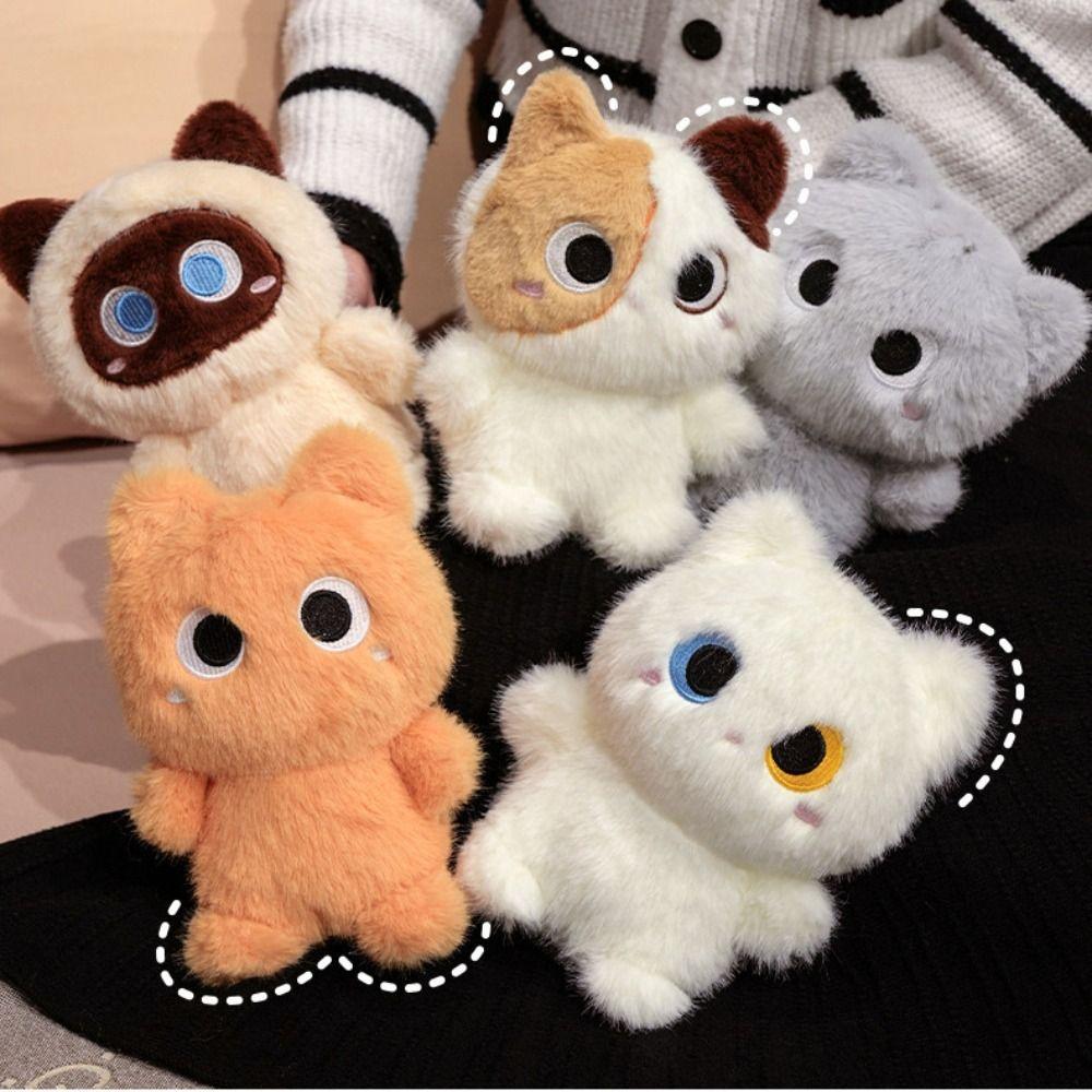 Ленивая плюшевая игрушка кошка рэгдолл сиамский котенок гетерохроматическая кошка кукла дети день рождения Рождество