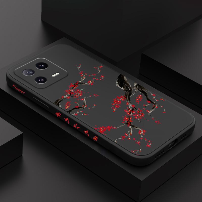 Чехол для телефона 'Холодная слива и снег' для Xiaomi Mi 15 14 14T 13 13T 12 12X 12T 12S 11 11T 10 10T 9 9T Pro Lite, чехол из жидкого силикона