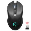 YWYT G851 2.4GHz Wireless Mouse Rechargeable Mute Mouse Ergonomic Mouse with Colorful Light Effect