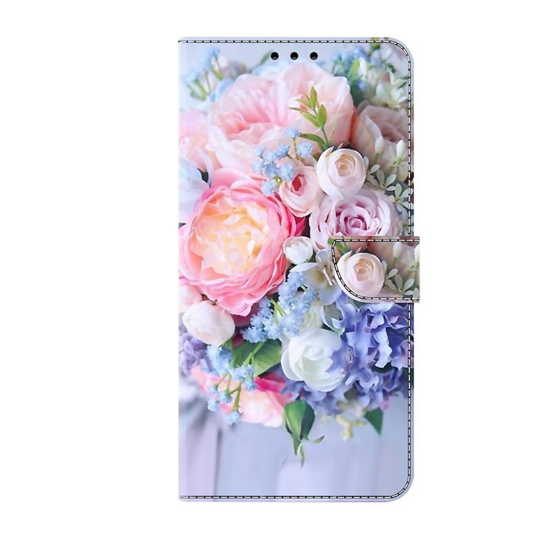 Чехол для телефона Samsung Galaxy A55 A35 A34 A33 A32 A31 A16 3D Милый Расписной Магнитный Кожаный Флип-держатель Кошелек Чехлы для Мобильного Телефона