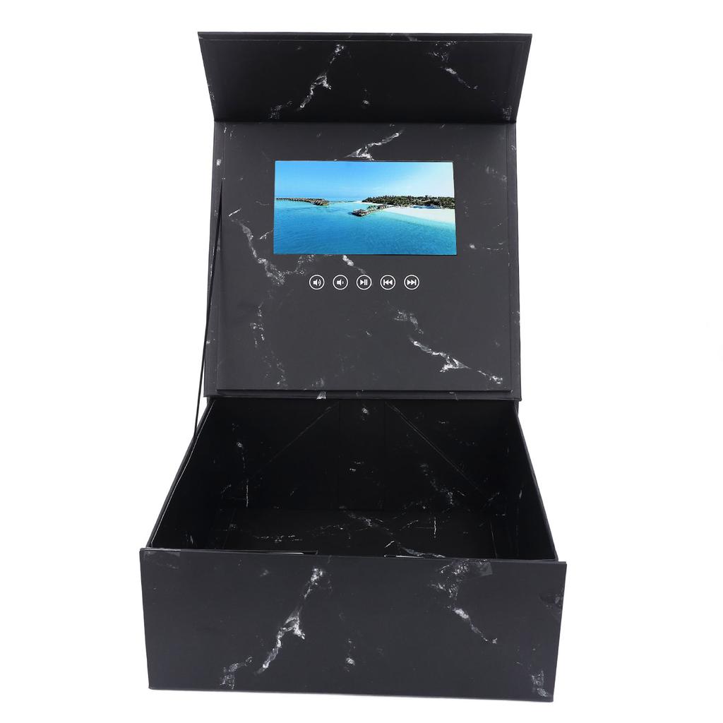 7 Inch LCD Display Video Greeting Card Present Box Wedding Invitation Electronic Video Gift Box for