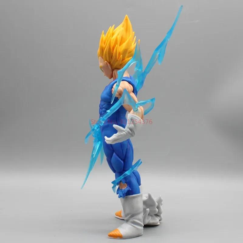 26 см Фигурка Аниме Dragon Ball Z GK Веджета Супер Сайян Самоуничтожение ПВХ Статуя Модель Кукла Действия Коллекция Украшение Игрушка Подарок