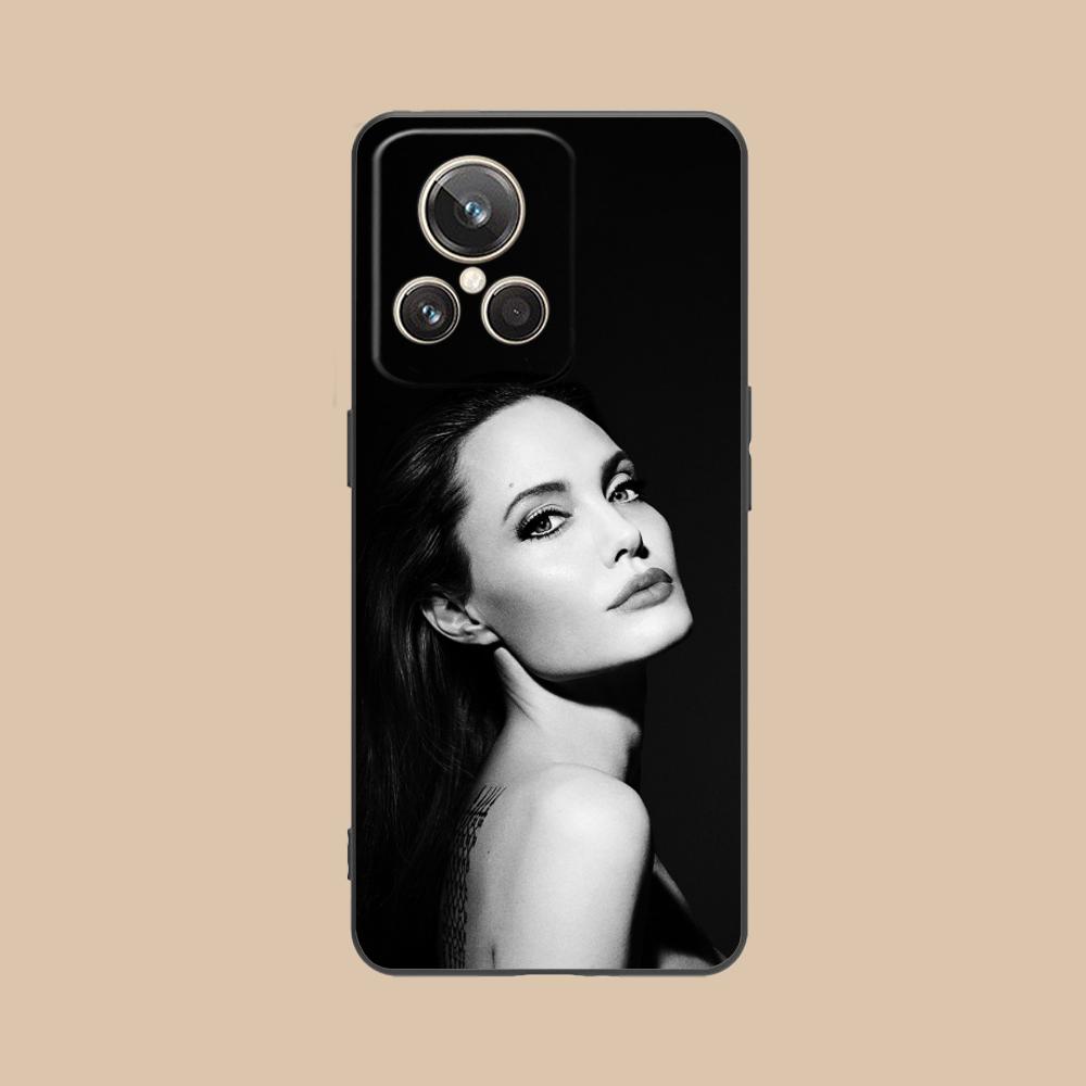 Angel Jolie Mobile Cell Phone Case for Realme 15 14 13 12 11 10 9 Pro Plus T i Lite 5G Colorful Printing Cover Smartphone Luxury