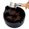 Non-Slip Knock Coffee Slag Box 1L Capacity Coffee Grounds Container Espresso Dump Bin  Espresso Bar
