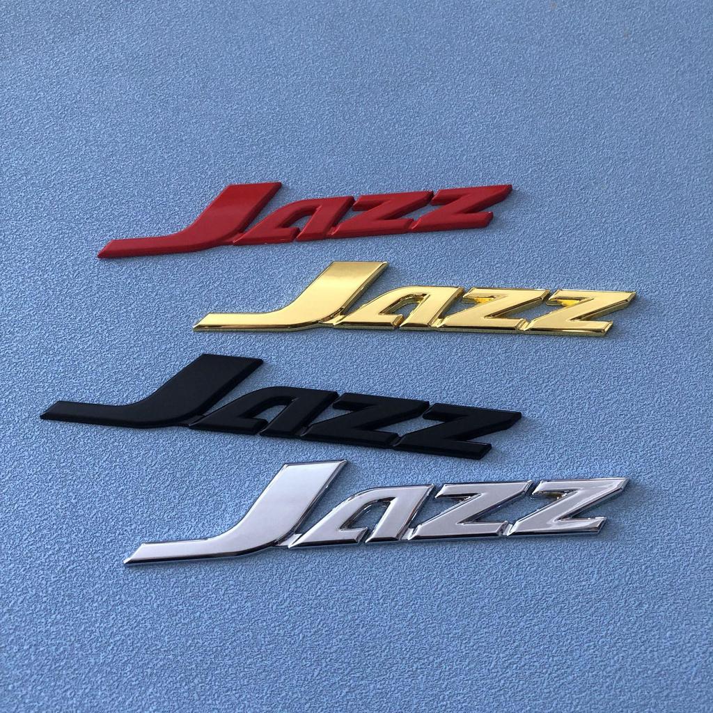 Автомобильный значок JAZZ для Honda Fit: Декоративная наклейка на металлический сундук (из-за рубежа)