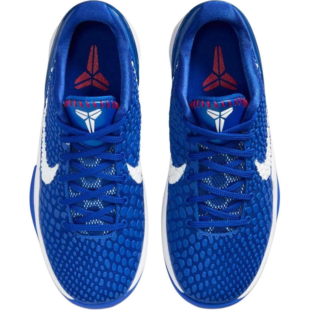 Nike Zoom Kobe 6 GS Dodgers Kids Sneakers Blue Game-Royal White FV9676-400