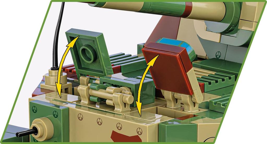 COBI 2582 Истребитель танков Тигр Элефант HC Вторая мировая война 1:28 Кирпичный Модель Танка 1252шт