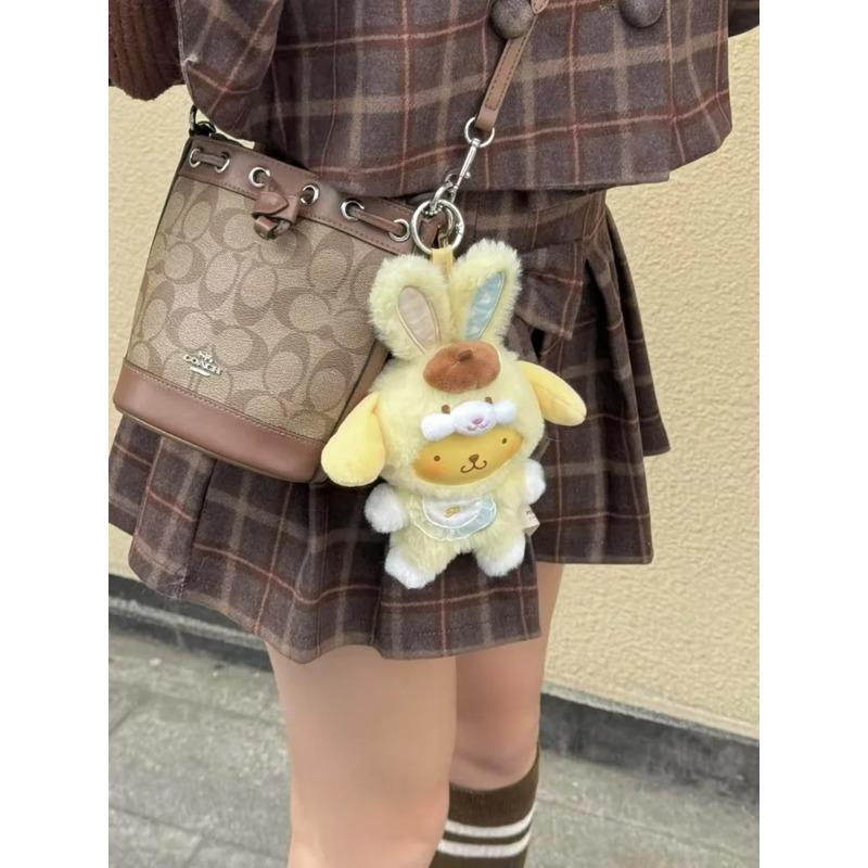 Toptoy Sanrio Семейный Эльф Кролик Серия для Младенцев Плюшевая Виниловая Слепая Коробка Куроми Синнаморолл Хелло Китти Фигурка Девочки Очаровательная Последнего Года Подарок