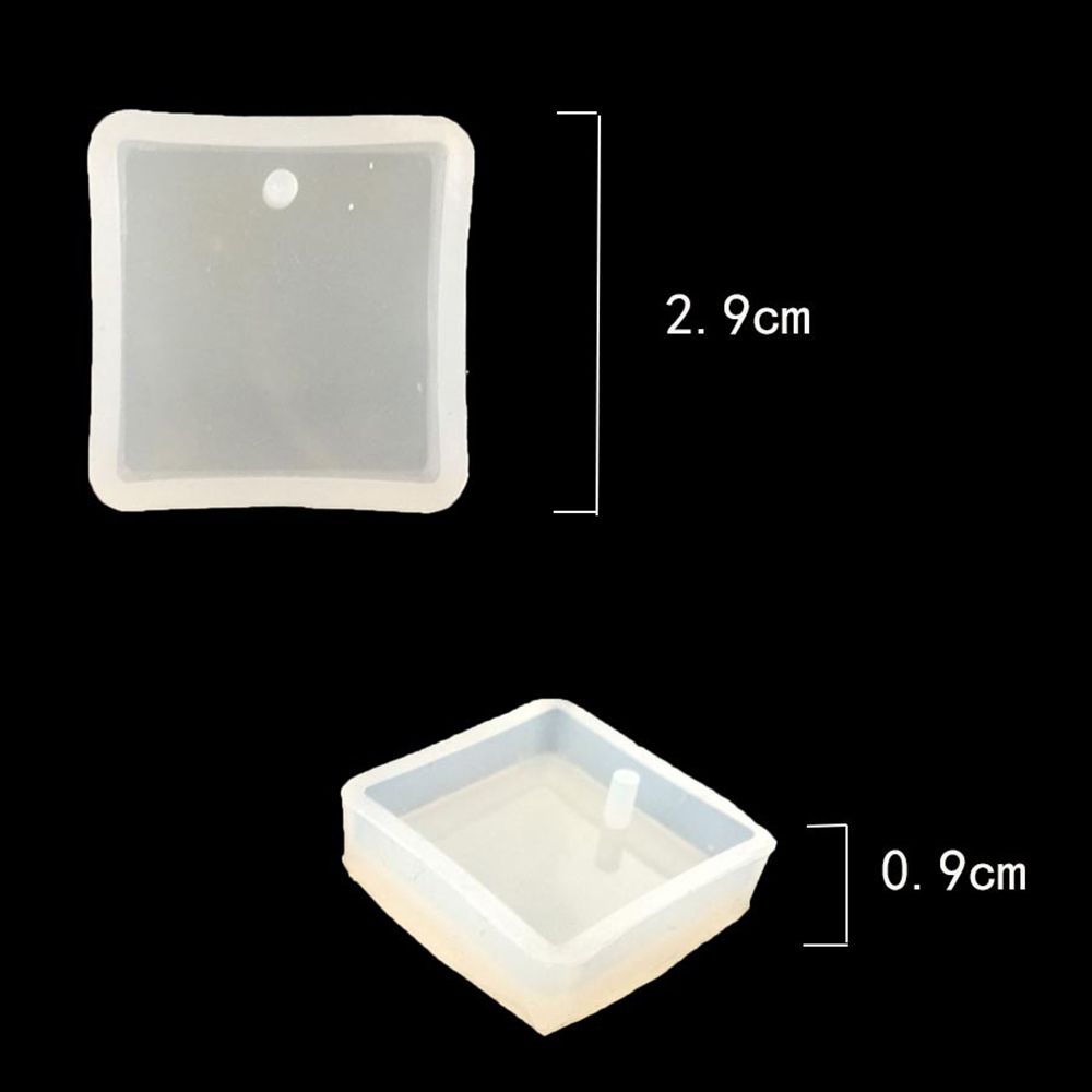 Square Oval Shaped Epoxy Silicone Glue Resin DIY Decorative Jewelry Making Mold Mould Tool