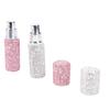 2pcs 10ml Rhinestones Perfume Atomizer Refillable Bottle Miniature Perfume Spray Bottle for Travel