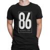 86 футболок Мужские 86 Eighty Six Потрясающие хлопковые футболки С круглым вырезом С коротким рукавом Футболки Взрослые Топы