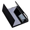Portable Led Light Makeup Mirror Vanity Cosmetic Hand Folding Led Mirror Lamp|makeup Mirrors(black)