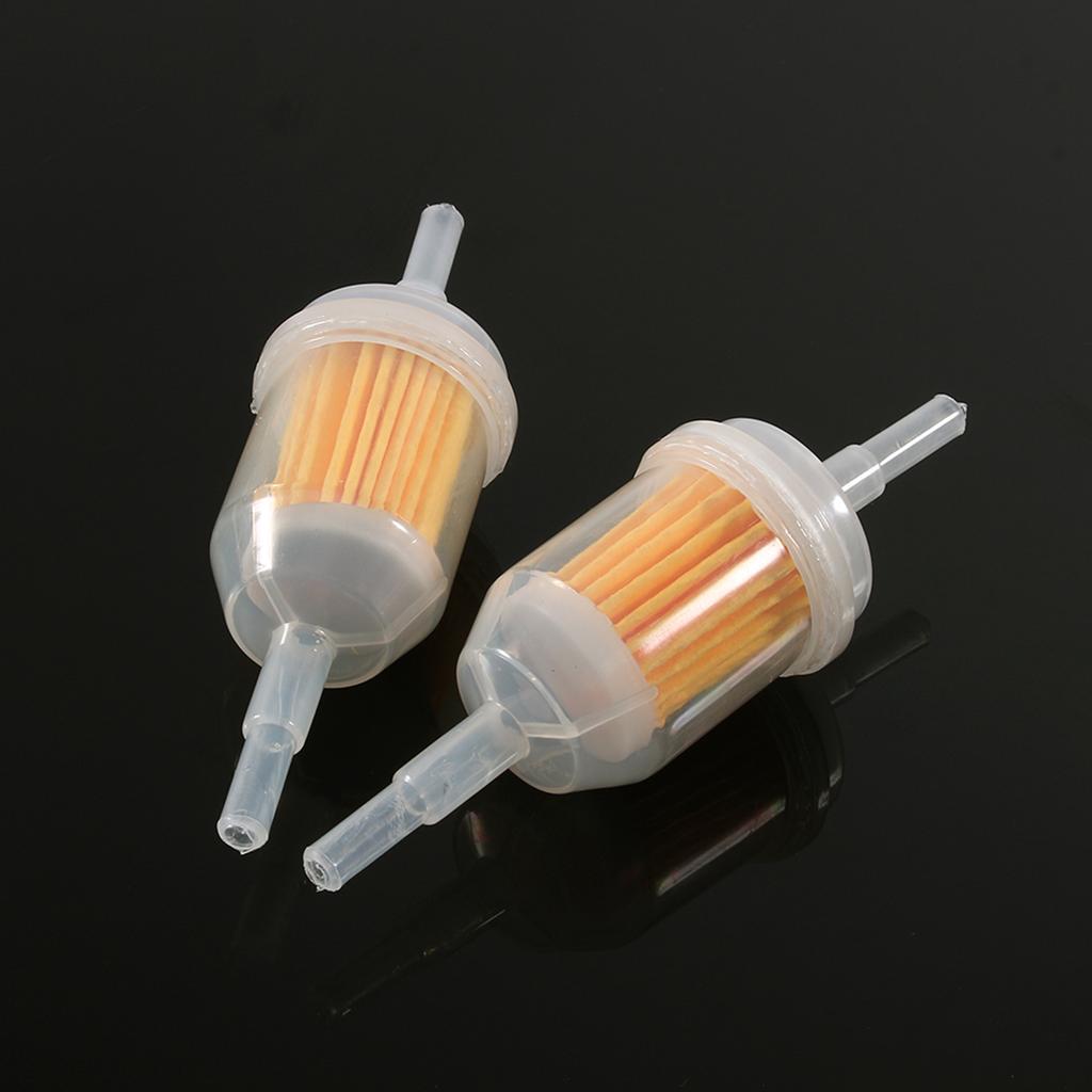 2x Universal Car Motor Petrol Inline Pipe Reusable Fuel Filter 6 8mm Hose