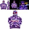 Модная толстовка с капюшоном на молнии Gengar Pokémon для осени