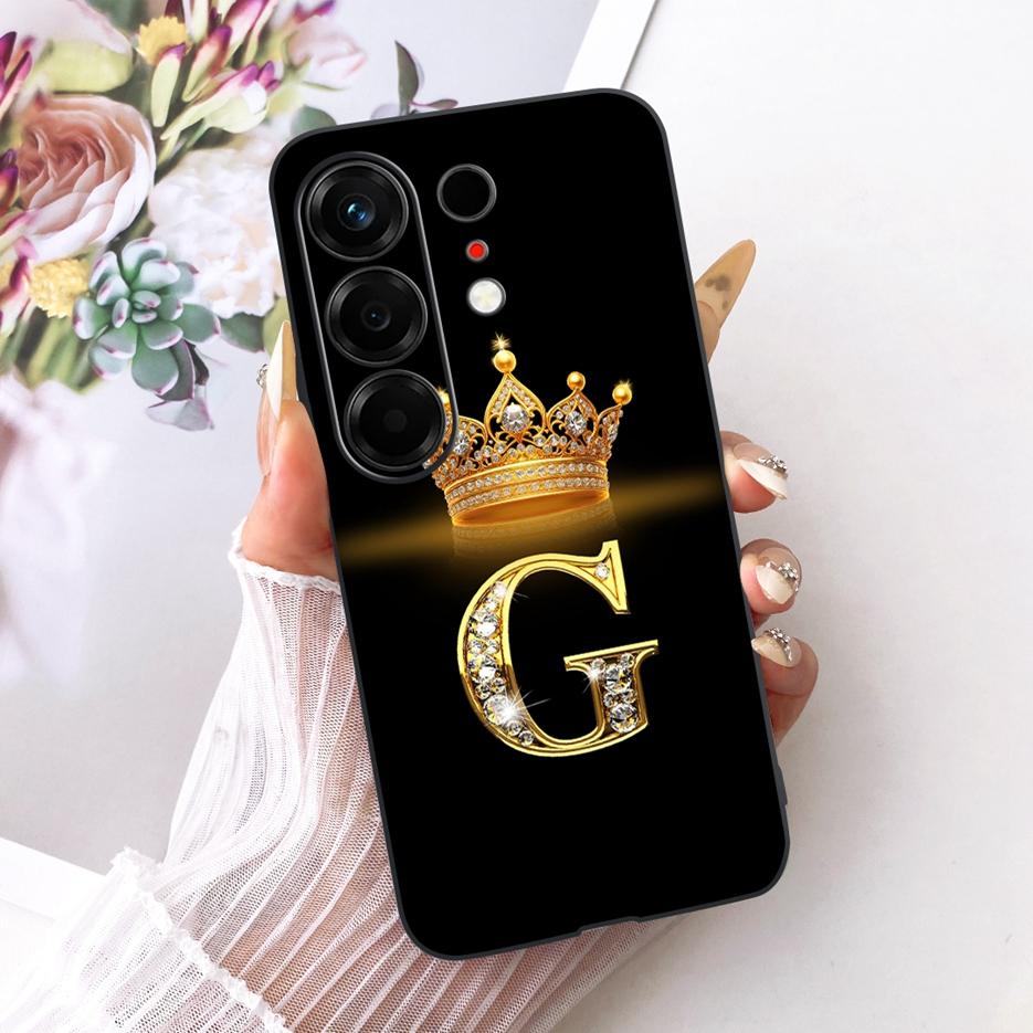 Чехол для Tecno Camon 50 4G CN5 Роскошный чехол с буквами-коронами Мягкий ТПУ чехол для телефона для Tecno Camon 50 Pro 4G CN5c Camon50 Fundas Сумки