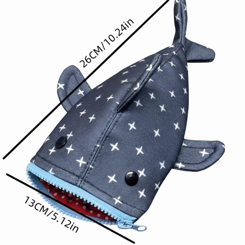 Kawaii Shark Pencil Case Lightweight Animal Stationery Pouch Funny Pencil Pouch Teens