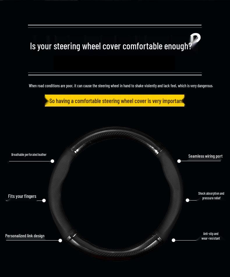 MG ONE 2022 Steering Wheel & Leather Shift Cover: Car-Specific, Anti-Slip, Odorless, No Sewing Needed