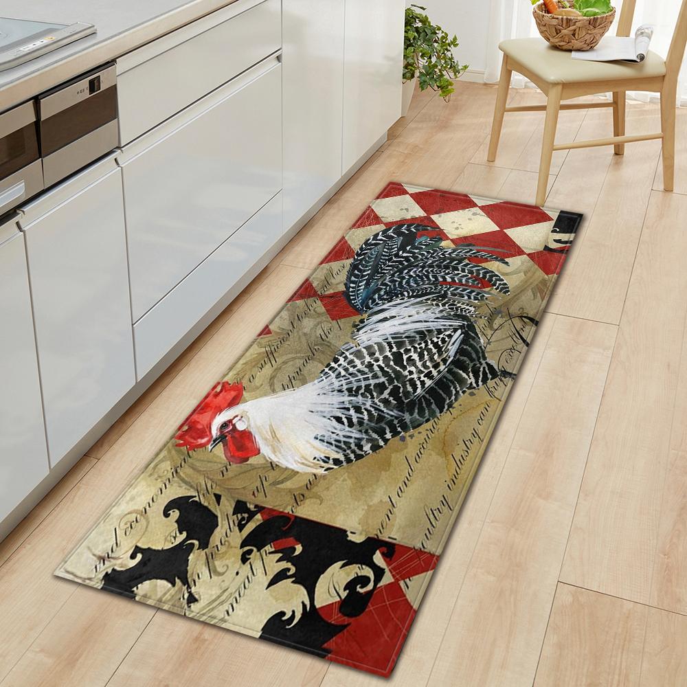 Коврик для пола на кухне, коврик для входа в ванную комнату, декор гостиной, длинный ковер для спальни, коридора, балконной двери, нескользящий коврик для ног