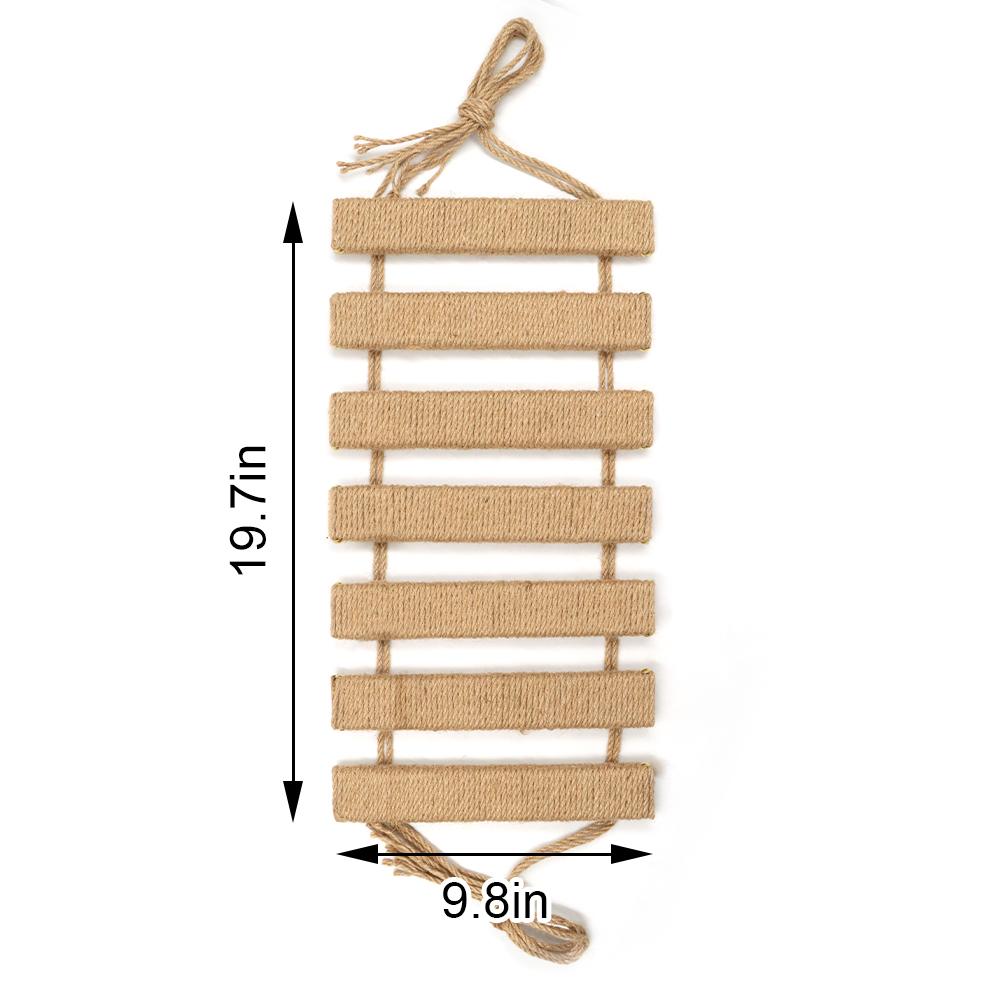 Cat Bridge for Cats Cage Sisal Wooden Rope Ladder Pet Furniture Kitten Step Scratcher Post Kitten Toys Tree Various Sizes