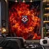 Wall Hanging Tapestry Fiorentina FC Print Cloth for Living Room Bedroom Home Decor