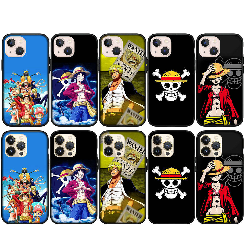 For iPhone 15 14 Xiaomi Redmi Note 13 12 11 Pro Max X 8 7 XR Samsung Galaxy A15 S24 S23 A05 Huawei OPPO A17 Anime One Luffy Sanji Piece Phone Case