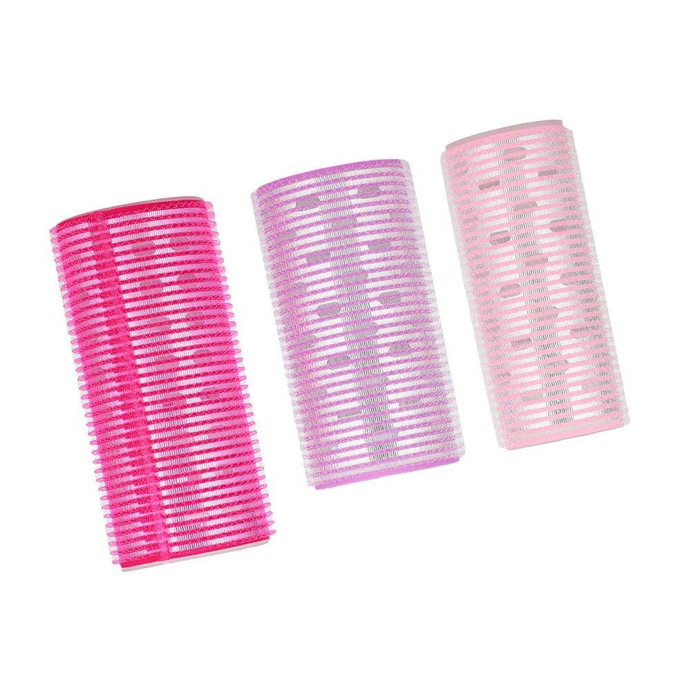 Portable Self Adhesive Hair Rollers 3 Different Sizes Hairdressing Tool DIY Curly Hairstyle