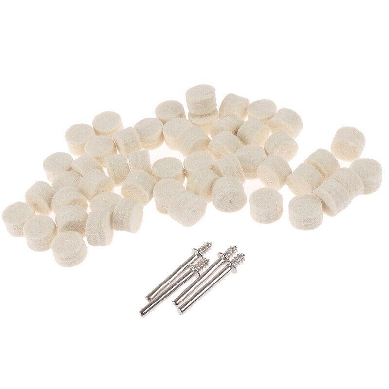 Buffing Wheel For Rotary Tool Polishing Pad +4pcs Mandrels