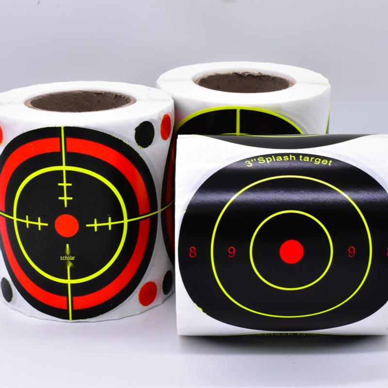 Самоклеящиеся мишени для стрельбы и стрельбы из лука с эффектом разбрызгивания