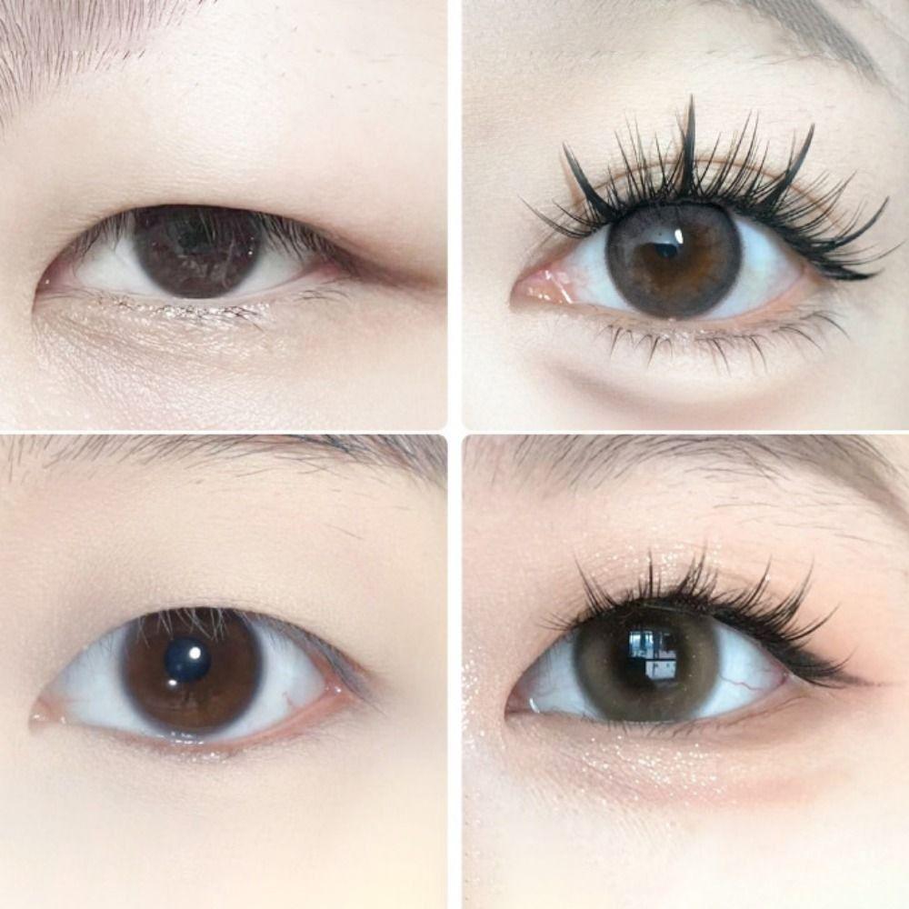 5D Самоклеящиеся Накладные Ресницы Мягкие Сегментированные Пучки Ресниц Без Клея Накладные Ресницы Макияж