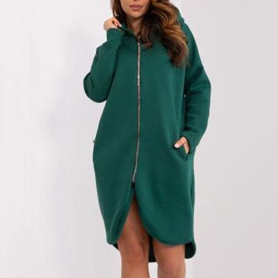 Женский модный повседневный кардиган-жакет однотонного цвета с длинными рукавами