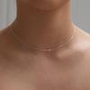 Another Layer Mini Pearl Necklace (silver925)(3color)