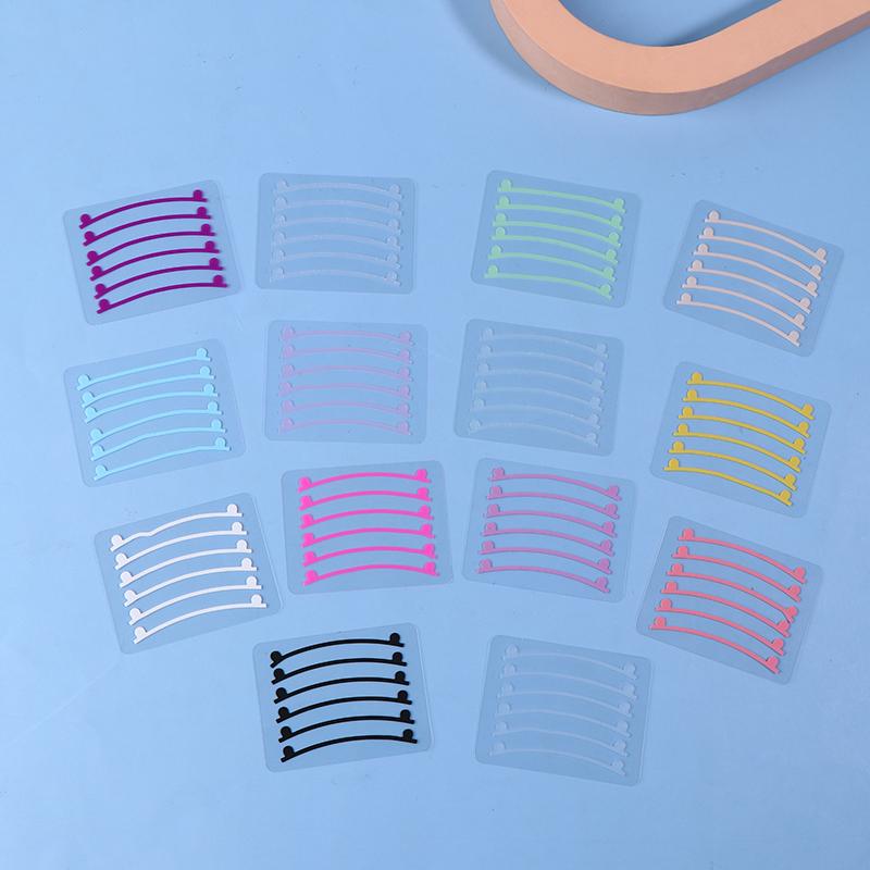 6 шт. Силиконовые полоски для ламинирования ресниц Многоразовые подушечки для завивки ресниц Лента для перманентной завивки Принадлежности для наращивания ресниц Инструмент для макияжа