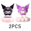 Новый Kawaii Sanrios Ночной светильник Эмаль Облако Мультфильм Kuromi Cinnamoroll Pochacco Маленький настольный светильник Освещение Украшения