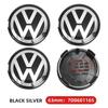 Комплект колпачков ступицы колеса Volkswagen - 4 штуки, Дизайн с логотипом VW, Легкая установка, Доступны в размерах от 55 мм до 65 мм
