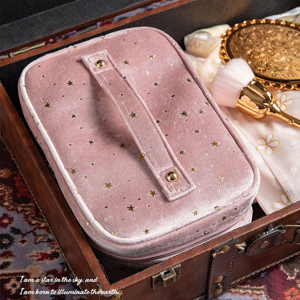 Bags Large Capacity Wash Handbags Makeup Bag Toiletry Case Lipstick Bags Velvet Cosmetic Bag