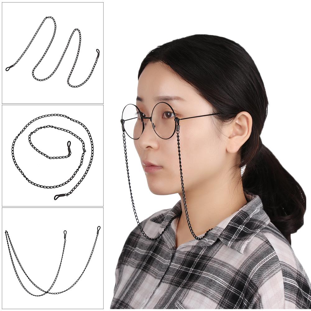 Women  Black Reading Glasses Glasses Necklace  Eye Wear Accessories Eyeglass Lanyard  Glasses Chain