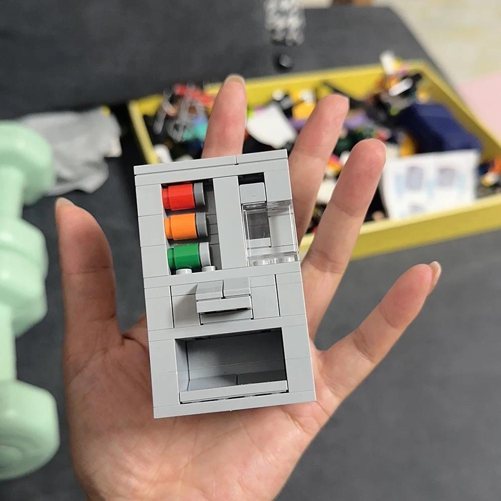 Moc Coin-Operated Vending Machine Bricks Diy Building Blocks Kids Education Toys For Boy And Girl Birthday Gift