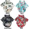1Pcs Pet Shirts Hawaiian Pet Dog Polo T-Shirts Hawaiian Pet Clothes Beach Coconut Tree Print Pet Summer Shirt for Small